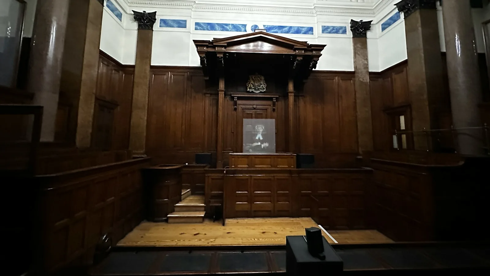 Sala de audiencias de un juzgado penal